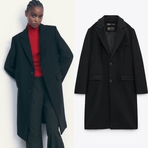 Zara limited edition menswear wool coat